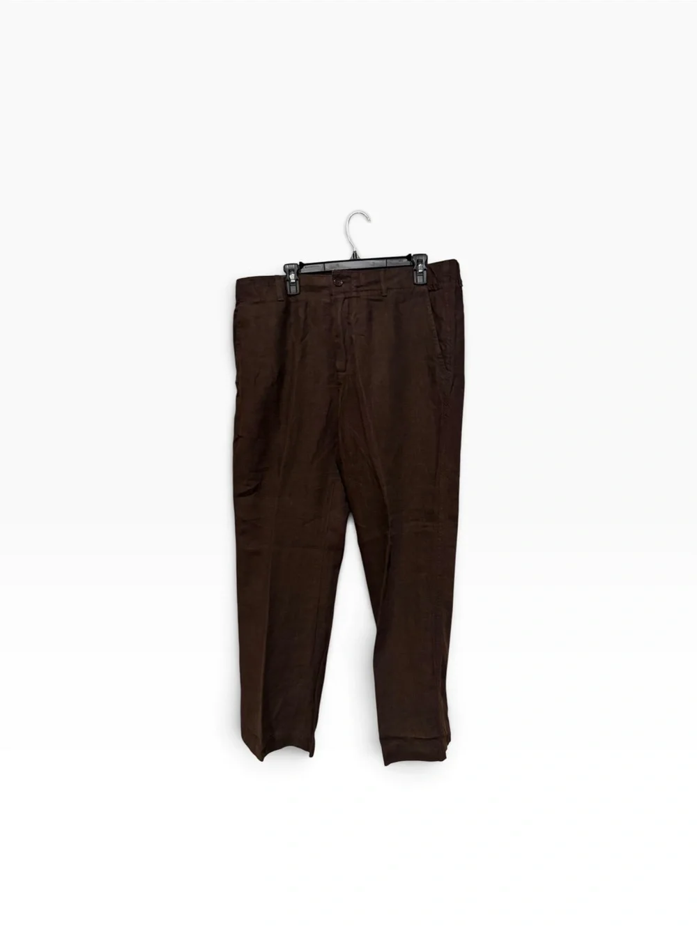 Banana Republic Dark Brown Cargo Linen Pants